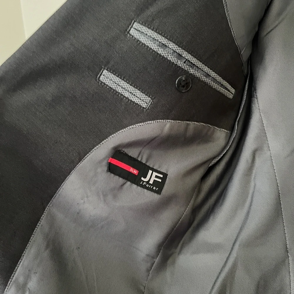 Classic Dark Grey Men's Suit Jacket